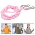 thumbnail image 2 of Voiceine Elastic Mitten Clips Adjustable Glove Clip Winter Hat Glove Clips Mitten Holder Clips Kids Glove Suspender Clip Anti-Lost Rope Grip For Kid Adult Pink Blue, 2 of 10