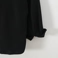 thumbnail image 7 of WAVSUF Boys Button Down Shirt Collar Neck with Chest Pocket Long Sleeve Fall Comfort Trendy Coat Black 10-12, 7 of 7