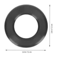 thumbnail image 2 of ifundom 1Pcs Black Silicone Saxophone Mute for Beginners Circular Design with Sound Tone Change and Noise Reduction, 2 of 6