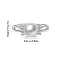 thumbnail image 3 of Fiudx Anillo Contaminants, Elegante Diseño de Mariposa, Pulsera de Promesa Atemporal, Collar de Corazon Romántico, Regallo de Compromiso de Boda, Accesorios para Mujer y Niña, Mensaje Soul Shine, Tam, 3 of 7