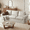 White, variant on Vorthio 89" 3-Seater Farmhouse Sofa, Deep Seat Couch with High Back Support, Removable Washable Cover, Rolled Arms, Grey