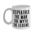 thumbnail image 1 of Stepfather Gifts For Father, Stepfather. The Man. The.], Special Stepfather 15oz Mug, Cup From Son Daughter, Fathers Day gift, Gift for stepdad, Stepfather birthday present, What to get, 1 of 2