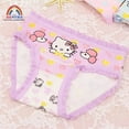 thumbnail image 5 of 4Pcs Hello Kitty Kid Girls Underwear Cartoon Cute Pattern Printing Cotton Panties Briefs Shorts Soft Breathable Baby Underpants, 5 of 19