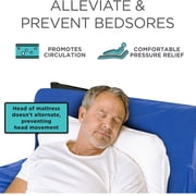 Vive 8 Alternating Pressure Mattress – Low Air Loss Hospital Bed Topper with Inflatable Pump for Pressure Ulcers & Bed Sores