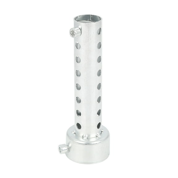 Unique Bargains 45mm Universal Motorcycle Exhaust Pipe Baffle Muffler Baffle Noise Eliminator Silver Tone