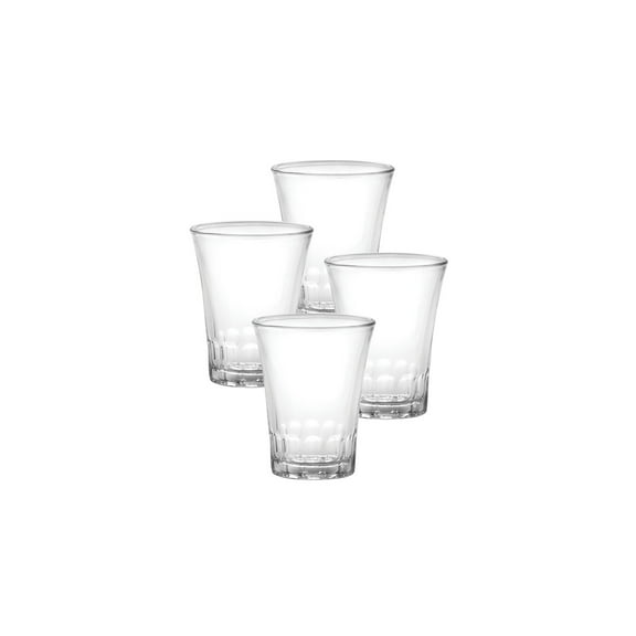 Duralex Amalfi Glass Tumbler, Set of 4, 2.5 ounce