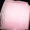 thumbnail image 2 of The Ribbon People Pink Polka Dotted Wired Craft Ribbon 4" x 40 Yards, 2 of 2