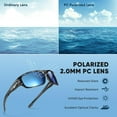 thumbnail image 3 of KastKing Ellijay Bifocal Polarized Sunglasses, Bi-Focal x1.5 x2.0 x2.5 Magnifications, Wrap Sport Reader Sunglasses, 3 of 14