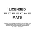thumbnail image 6 of Lloyd Mats 600264 2005-2012 Boxster Black Ultimat Porsche Logo Mats, 2 Piece, 6 of 7