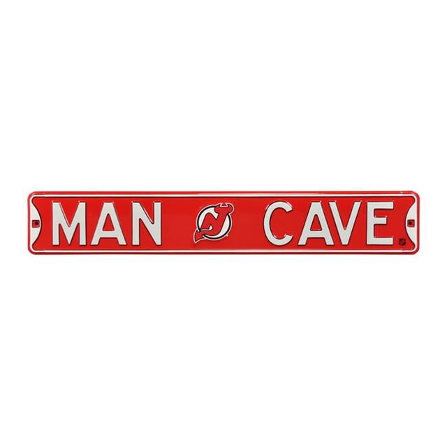 Authentic Street Signs 28145 New Jersey Devils Man Cave Street Sign