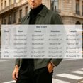 thumbnail image 3 of Men's Zip Up Casual Jacket Lapel Collar Fully Lined Long Sleeve Coat with Pockets Spring Fall Outfits Daily Outerwear, 3 of 6