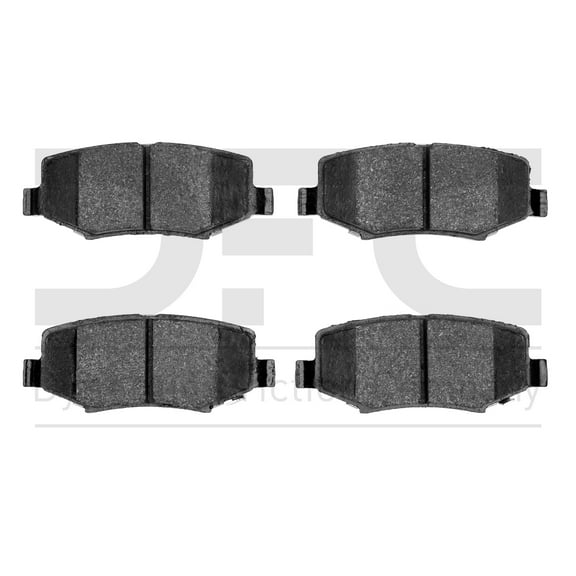 Dynamic Friction Company 5000 Advanced Brake Pads - Semi Metallic 1551-1274-00-Rear Set For 2007-2011 Dodge Nitro, 2007-2018 Jeep Wrangler, 2008-2012 Jeep Liberty, 2018 Jeep Wrangler JK