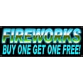 thumbnail image 1 of Bogo Fireworks 13 oz Vinyl Banner With Metal Grommets, 1 of 4
