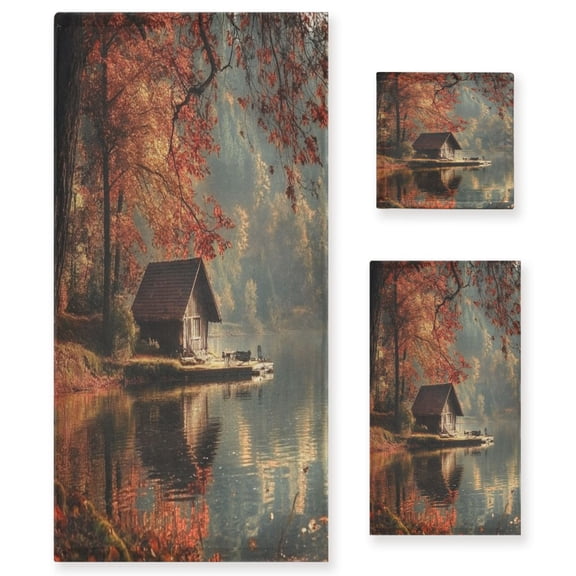 Three-Piece Towel Set Face Towel Towel Set Hand Towel Bath Towel Cotton Bath Towels Bath Towel Sets Hand Bath Towels A House