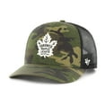 thumbnail image 2 of Men's '47 Camo/Black Toronto Maple Leafs Trucker Snapback Hat, 2 of 2
