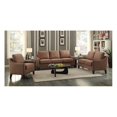 thumbnail image 2 of ACME Zapata Jr Upholstered Sloped Arms Sofa with Wood Frame in Brown, 2 of 3