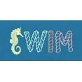 thumbnail image 2 of Lewis, Sheldon 32x18 Gold Ornate Wood Framed with Double Matting Museum Art Print Titled - Swim, 2 of 4