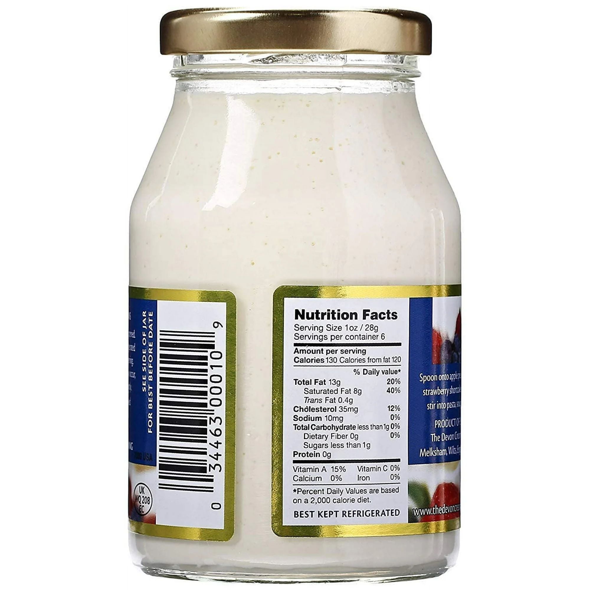 Devon Cream Company - English Double Cream 6oz (Pack of 3)