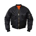 thumbnail image 1 of Rothco MA-1 Veste de Vol, L, Noir, 1 of 2