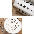 thumbnail image 2 of unbranded 3Ud Organizador De Cubiertos Acero Inoxidable Con Agujeros Plateado Para Cocina, 2 of 8