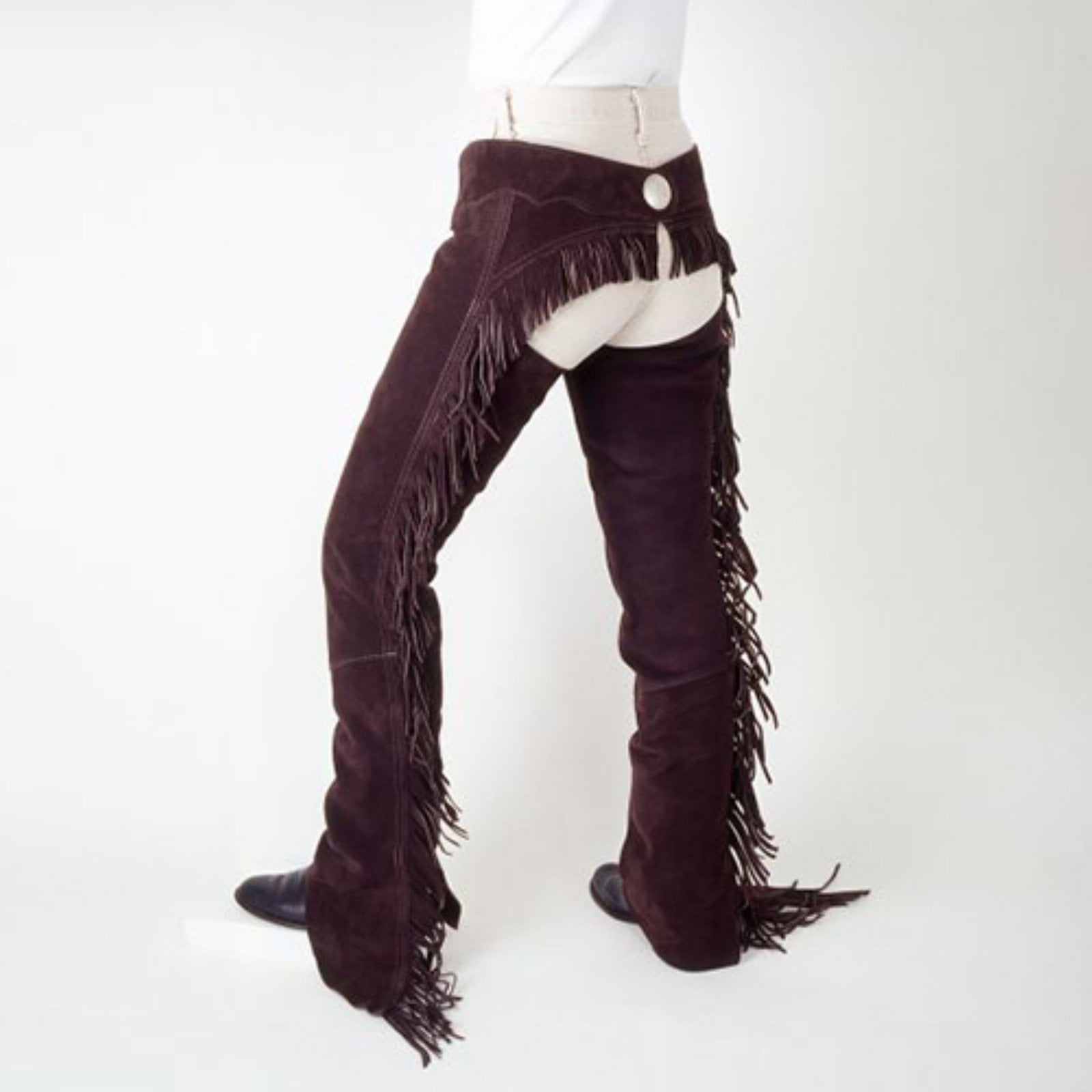 Tough 1 Suede Leather Western Show Chaps X Small B 7718