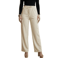 thumbnail image 1 of PANTALONES RELAJADOS PARA MUJER DE DISEÑO UNICO WIDE LEGS DE CINTURA ALTA, 1 of 5