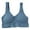 Blue, variant on Aofany Women's Sexy Sports Bra Without Steel Ring U-shaped Beauty Back With Breast Pad Everyday Underwear Bras