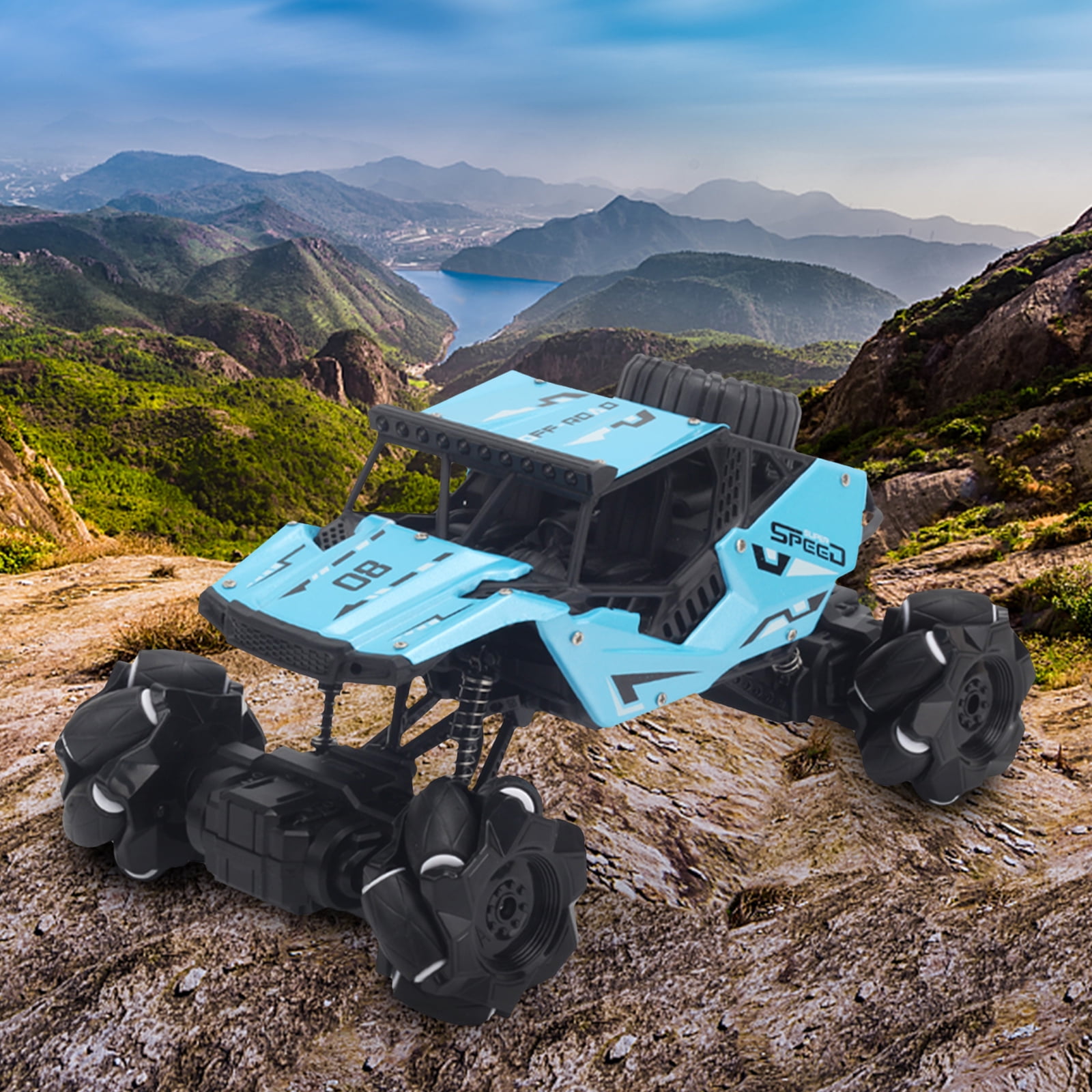 Buy RC Car Building Toy Kit DIY Remote Control Stunt Cars to Build