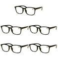 thumbnail image 1 of 5 Pairs Mens Unisex Blue Light Blocking Reading Glasses Anti Blue Light Readers +3.00, 1 of 6