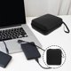 thumbnail image 2 of 1pc EVA Multifunctional Waterproof Portable Zipper Headphone Data Cable Line Storage Bag (Black), 2 of 3
