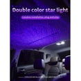 thumbnail image 5 of Proyector de estrellas con luz nocturna USB, luz LED 2 en 1 para techo de coche, luz interior romántica roja, azul y verde, proyector de estrellas USB ajustable para techo de coche, decoración para co, 5 of 5