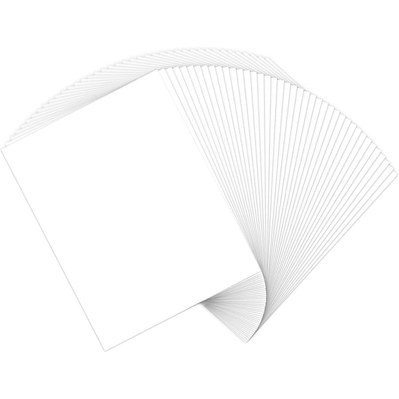 110lb Cardstock 8.5x11 White, 50 Sheets White Card Stock Paper for Invitations, Menus, Wedding, DIY Cards（300 GSM）