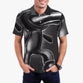 thumbnail image 2 of Lsque The Binding of Isaac Pattern Golf Shirts for Men Dry Fit Print Moisture Wicking Performance Short Sleeve Polo Shirt-3X-Large, 2 of 7