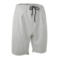 thumbnail image 3 of FUTATA Men's Basic Sports Shorts, Polyester Sports Shorts With Pockets, Elastic Waist, Sizes Up To 5XL, 3 of 8
