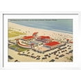 thumbnail image 2 of Art.com Lido Beach, Casino, Sarasota, Florida Art Print, White Frame Wall Art, 23" x 17", 2 of 5