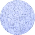 thumbnail image 1 of Ahgly Company Indoor Round Abstract Blue Contemporary Area Rugs, 6' Round, 1 of 4