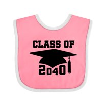 Inktastic Class of 2040 Graduation Boys or Girls Baby Bib