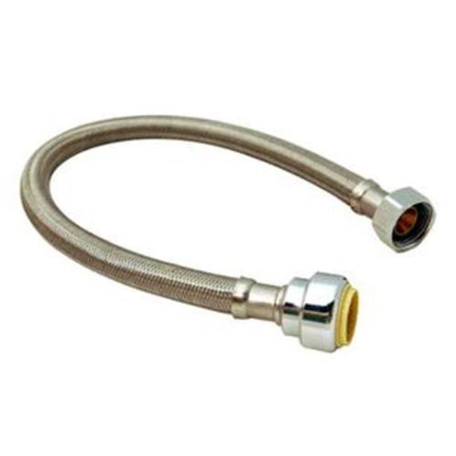 Quick Fitting LF725FR Connector Water Heater, 0.75 Push x 0.75 Fip