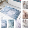 thumbnail image 1 of RFUGUG - Alfombra de baño de mármol, lavable, antideslizante, de secado rápido, para decoración de baño, 40,6 x 60,9 cm, 1 of 8