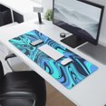 thumbnail image 4 of Master Your Game with our 31.5x11.8in Extended XL Mousepad - Non-Slip Rubber Base, Unique Black Marble Fluid Design, Perfect for Work and Gaming., 4 of 7