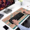 thumbnail image 2 of Long Mouse Pads for Desk,Multicolor Geometric Boho Pattern Desk Mats on Top Of Desks, Desk Mouse Pad Extra Large with 3mm Non-Slip Base and Stitched Edge for Gaming,Office,Work,Home 31.5"x15.7", 2 of 6