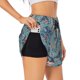 thumbnail image 1 of Balery Underwater Animals and Flowers Pantalones cortos deportivos para mujer con forro y dos bolsillos, elásticos, para entrenamiento, gimnasio, yoga-Large, 1 of 7