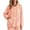 Hot Pink, variant on Women's Fleece Bed Jacket with Front Pockets Comfortable Button Front Sleepwear Top Cozy Lounge Wear for Sleeping