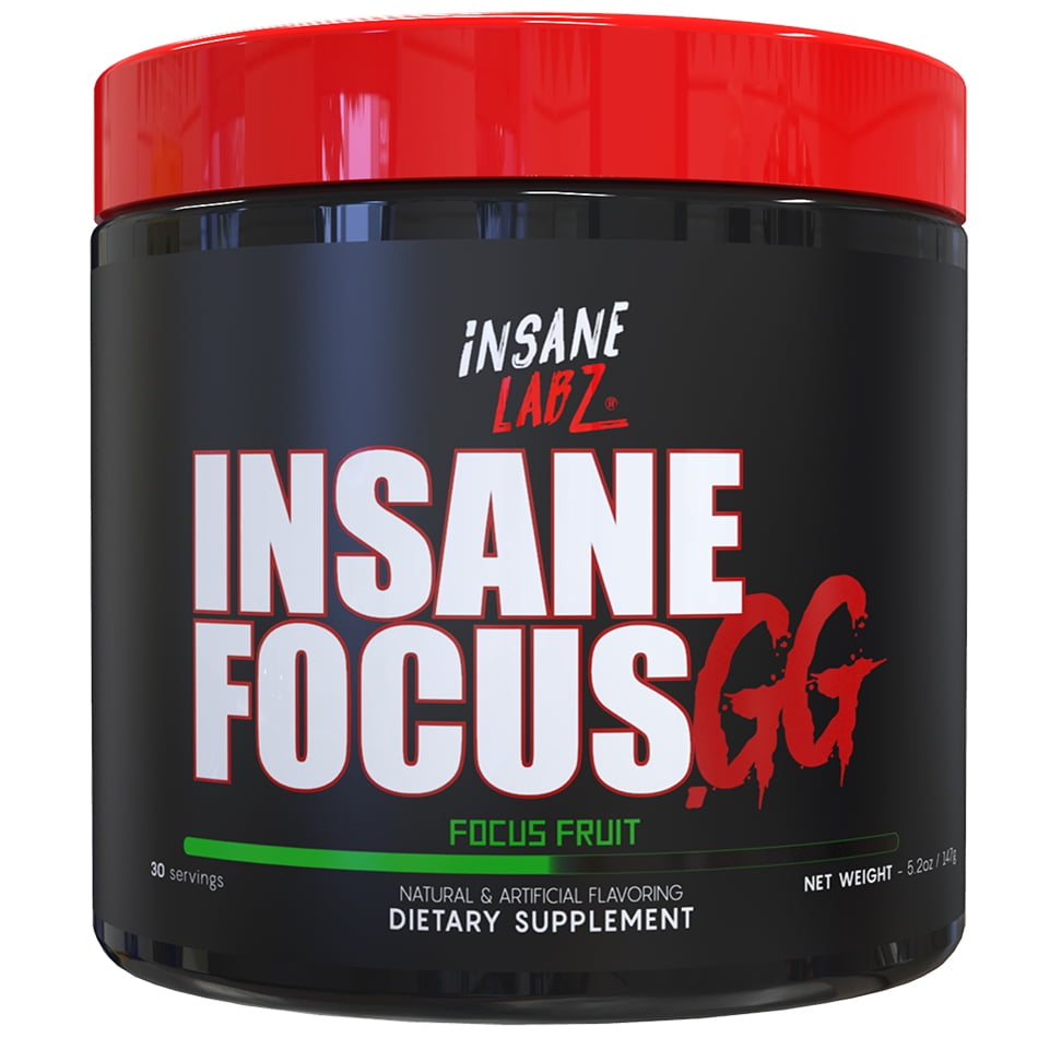 INSANE LABZ Insane Focus. GG Gaming Energy Powder, PRE