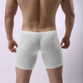 thumbnail image 5 of Teissuly Men's Underwear Gradually Solid Color Flat Angle Underwear Sexy Low Waisted Pants, 5 of 8