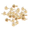 thumbnail image 4 of 30X Remache de Cúpu forma forma forma Tornillos de Fijación de Hierro Metal Decoracion de / Colres / Cinturones Oro BLESIY Barrel Studs Remaches, 4 of 8