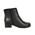 thumbnail image 4 of PEERAGE Page Women's Wide Width Leather Dress Booties, 4 of 7