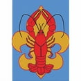 thumbnail image 2 of Jozie B 267 Got Tails Crawfish Applique Flag, Large, 2 of 3