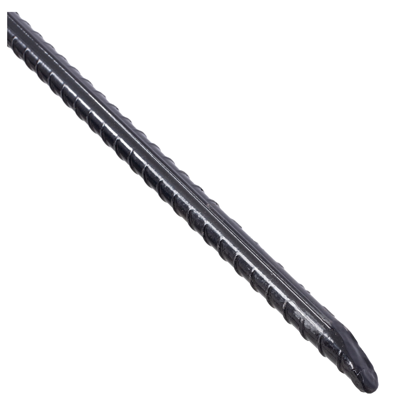 Tent Stakes with Loop 4pcs, 5/8x55.5 Inch Steel Canopy Stakes, Heavy Duty Ground Stakes for Campsites, Canopies, Garden Support