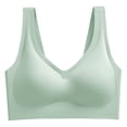 thumbnail image 3 of Women's Seamless Wireless V Neck Everyday Bra, JIANLAI Wide Strap Comfort Soft Full Coverage Sleep Bra, 3 of 3